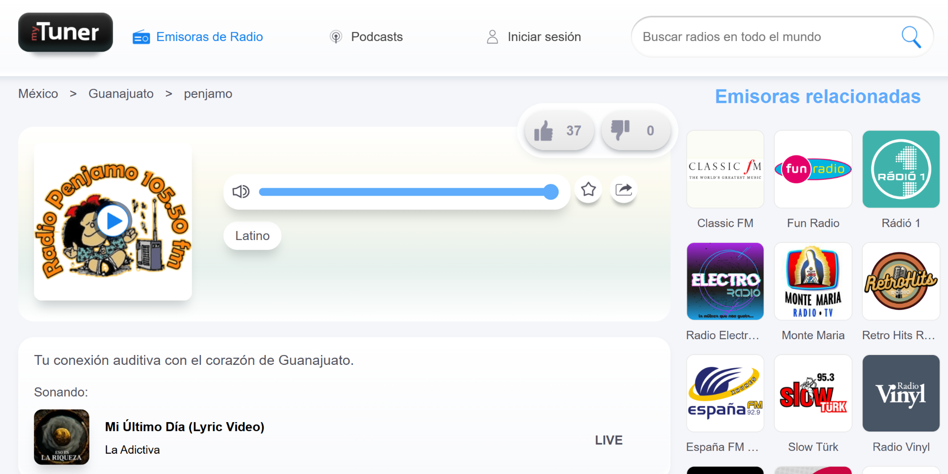ESCUCHANOS POR ALEXA EN MY TUNER RADIO
