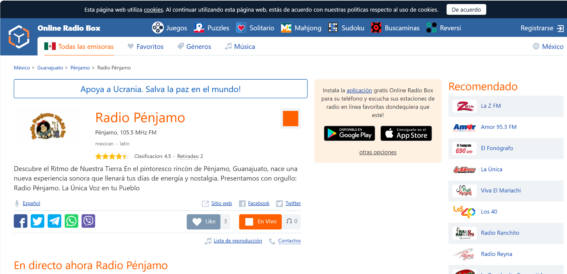 ESCUCHANOS EN RADIO BOX ONLINE